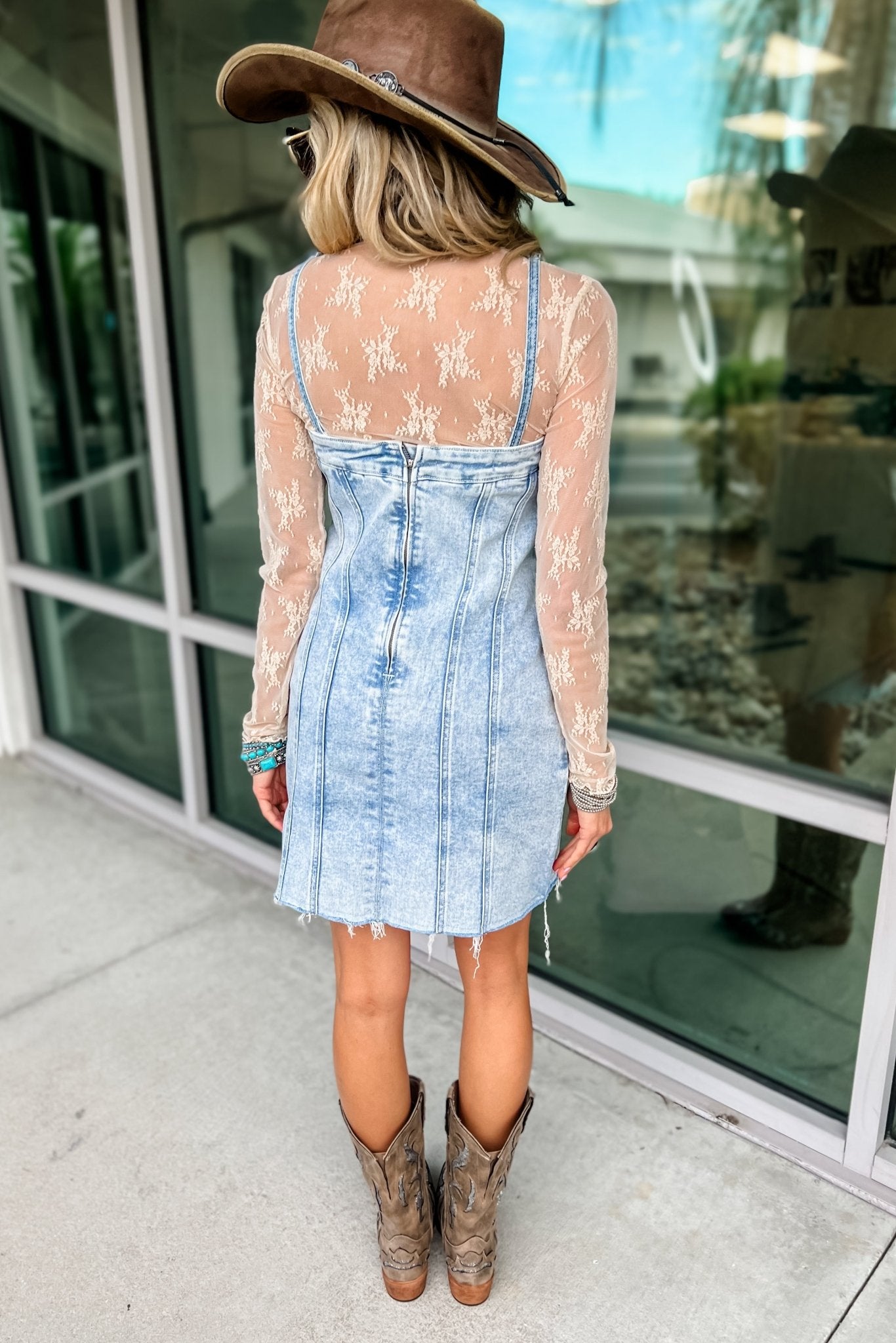 Ultimate Daisy Denim Mini Dress - Casual Chic Style