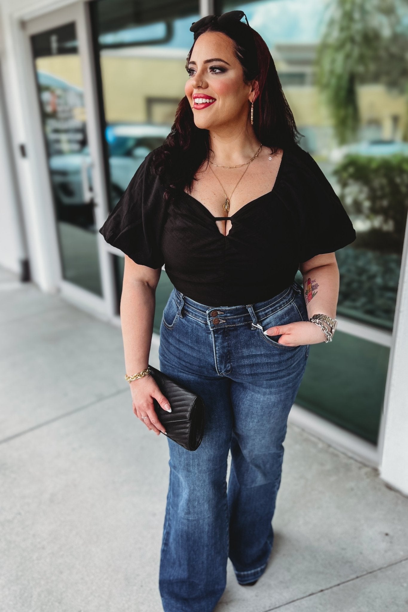 Ultimate Sweet Escape Puff Sleeve Bodysuit - 2 Chic Colors