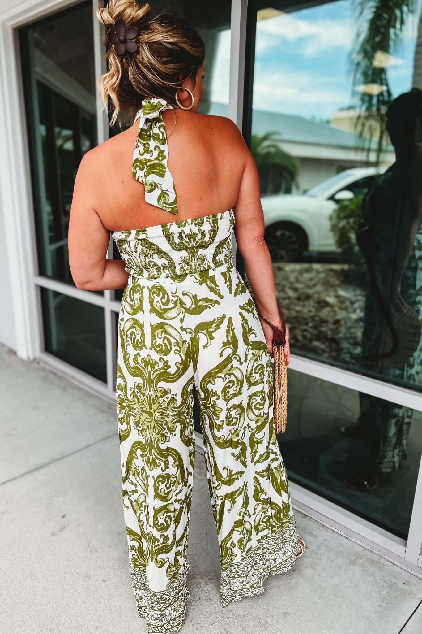 Ultimate All Good Things Crop Halter Top & Pants Set