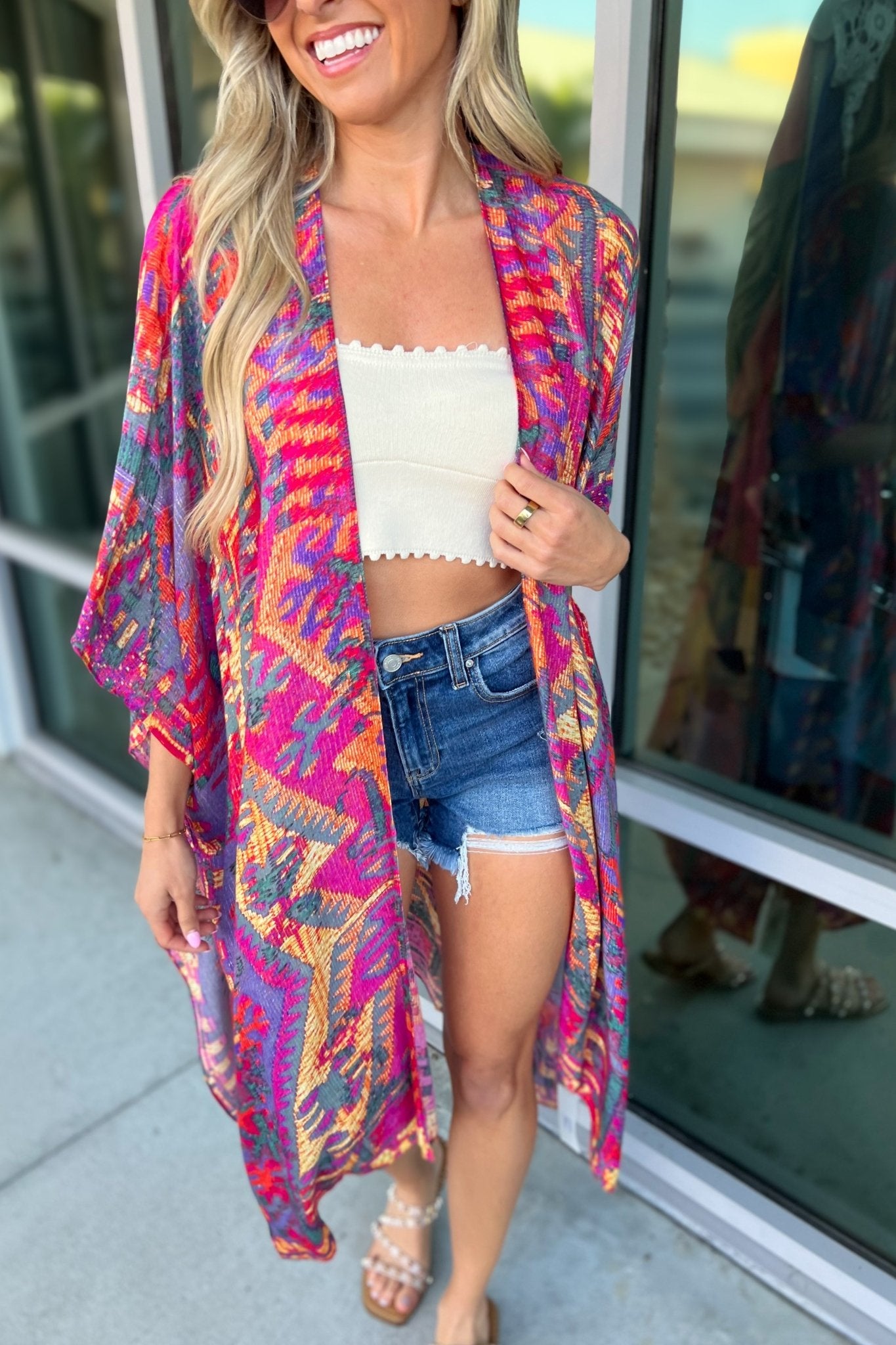 Ultimate Radiant Horizon Kimono - Premium Boho Style