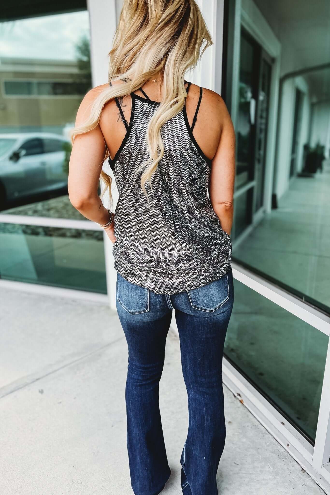 Ultimate Shine Sequin Cami Top | Bold & Glamorous